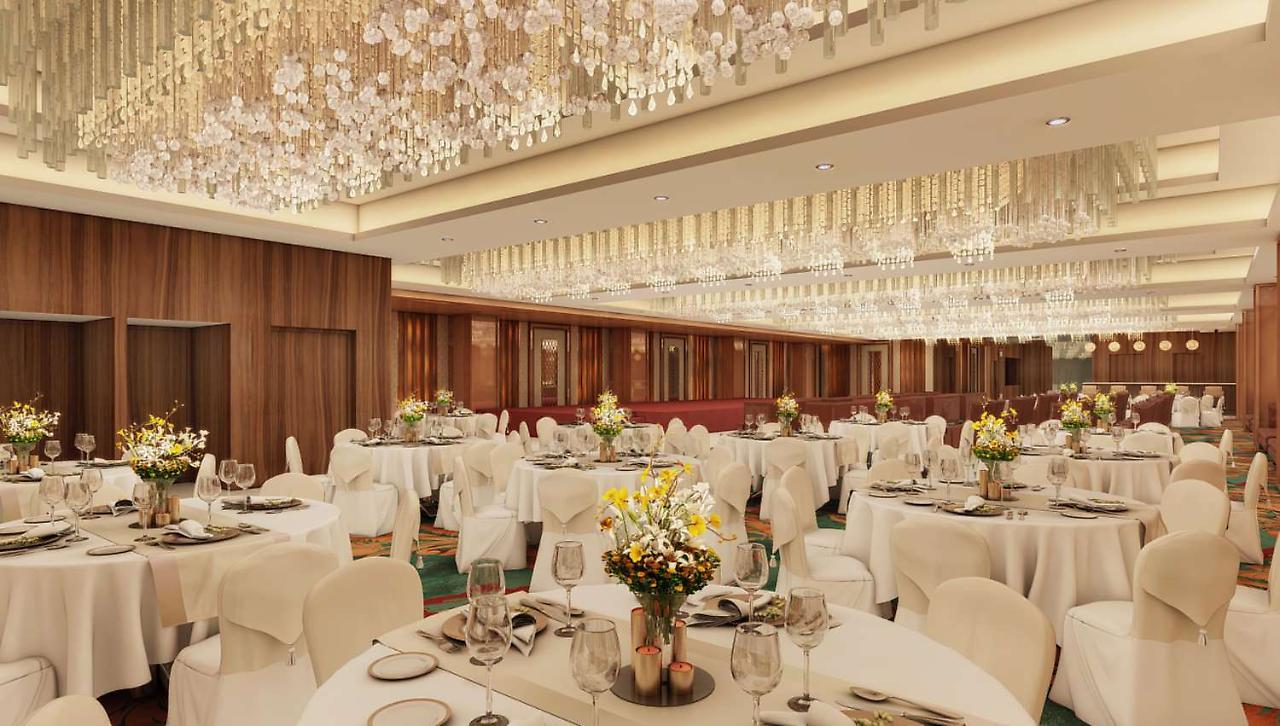 فندق Radisson Blu Towers Kaushambi Delhi Ncr غازي أباد المظهر الخارجي الصورة The Grand Ballroom